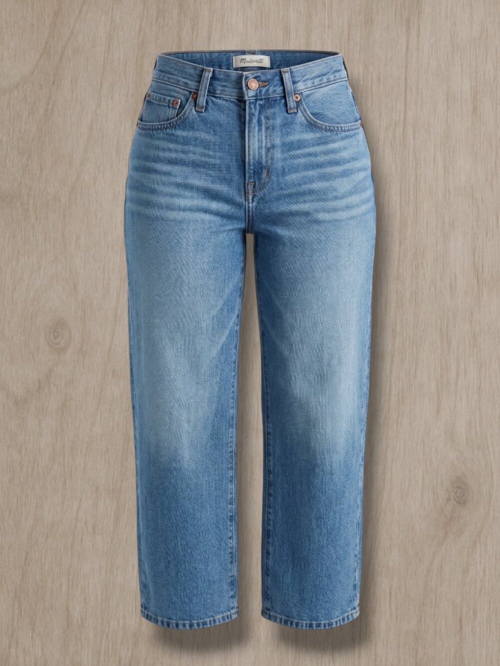 Madewell The Slouchy Boy Jean 24P 100% Cotton Distressed Denim Pockets‎